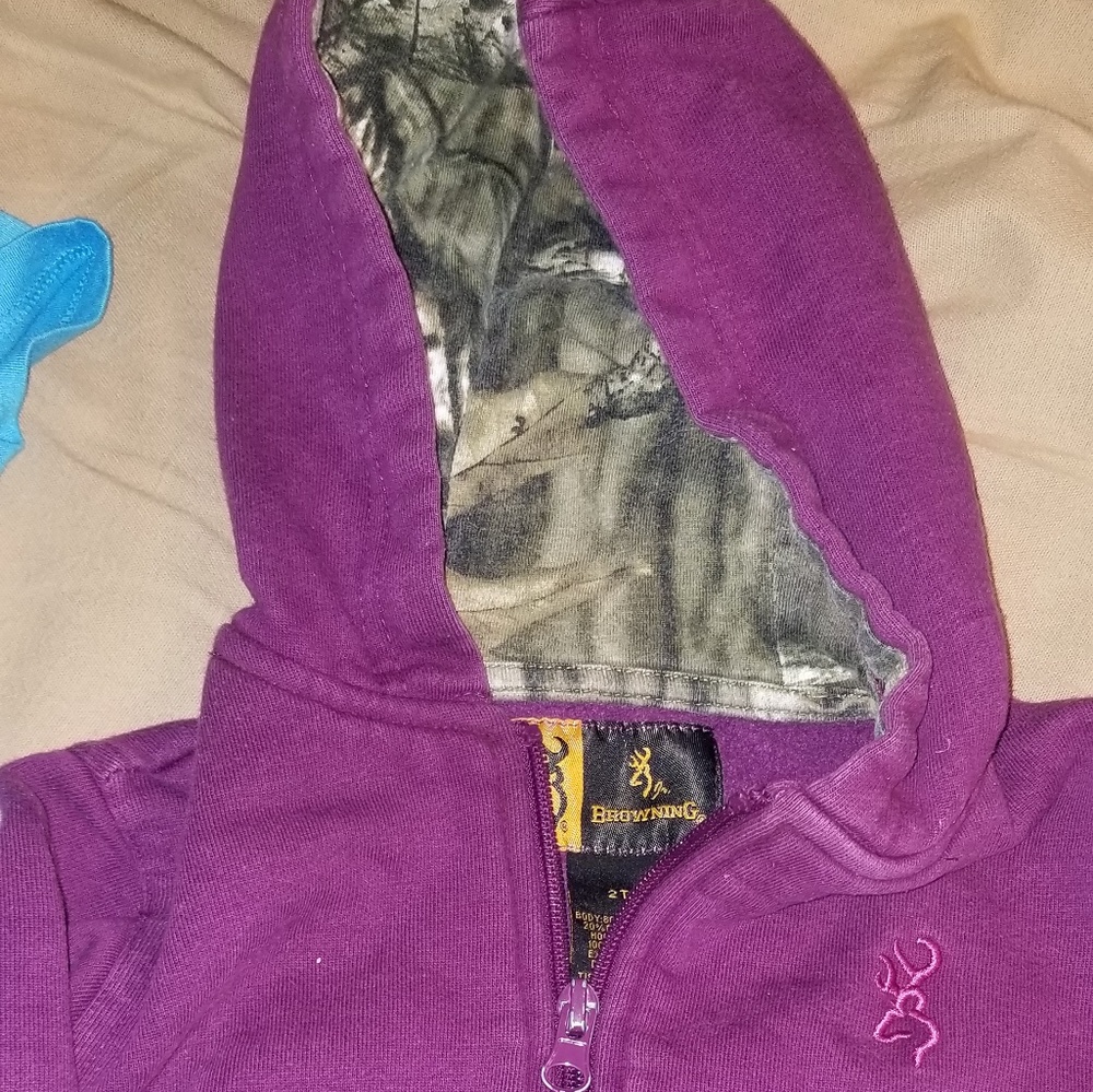 Toddler girls 2t zip up hoodie jacket